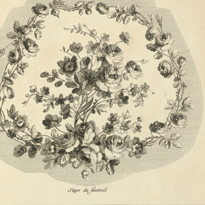 Print, Pl. 6 of 19e cahier de cartouches et ornemens de l