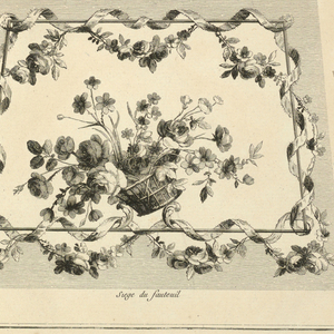 Print, Pl. 5 of 19e cahier de cartouches et ornemens de l