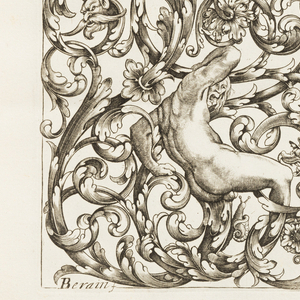 Print, Plate 3, from Diverses pièces de serruriers (Various Designs for Locksmiths), after 1662