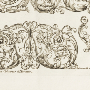 Print, Plate 6, from Diverses pièces de serruriers (Various Designs for Locksmiths), after 1662