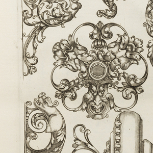 Print, Plate 11, from Diverses pièces de serruriers (Various Designs for Locksmiths), after 1662