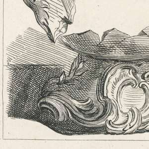 Print, Print from a book entitled "Livre De Vases.", 1703–70