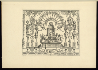 Bound Print, Panel Design of Grotesque Ornamentation