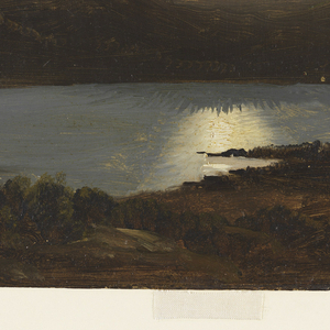 Drawing, Eagle Lake Viewed from Cadillac Mountain, Mount Desert Island, Maine, 1850–60