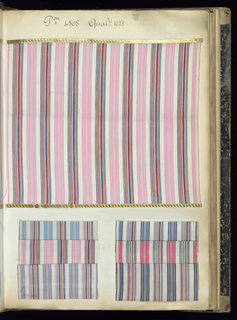 Sample Book, Fabrique de Registres Toile Soie 1904 - 1905 - 1906 (Factory Record of Silk Fabrics)