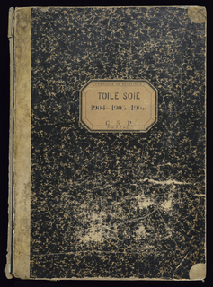 Sample Book, Fabrique de Registres Toile Soie 1904 - 1905 - 1906 (Factory Record of Silk Fabrics)