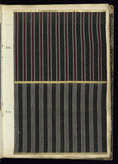Sample Book, Fabrique de Registres Toile Soie 1904 - 1905 - 1906 (Factory Record of Silk Fabrics)
