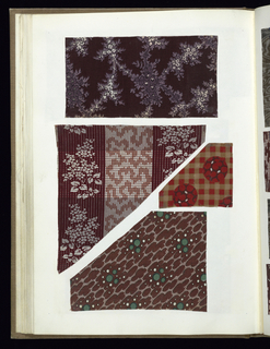 Scrapbook Of Textile Swatches (United Kingdom)