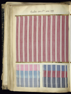 Sample Book, Fabrique de Registres Toile Soie 1904 - 1905 - 1906 (Factory Record of Silk Fabrics)