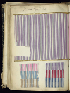Sample Book, Fabrique de Registres Toile Soie 1904 - 1905 - 1906 (Factory Record of Silk Fabrics)