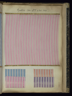 Sample Book, Fabrique de Registres Toile Soie 1904 - 1905 - 1906 (Factory Record of Silk Fabrics)