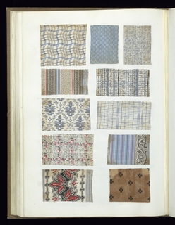 Scrapbook Of Textile Swatches (United Kingdom)