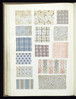 Scrapbook Of Textile Swatches (United Kingdom)