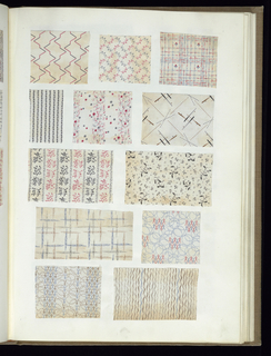 Scrapbook Of Textile Swatches (United Kingdom)