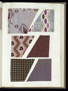 Scrapbook Of Textile Swatches (United Kingdom)