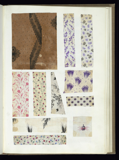 Scrapbook Of Textile Swatches (United Kingdom)