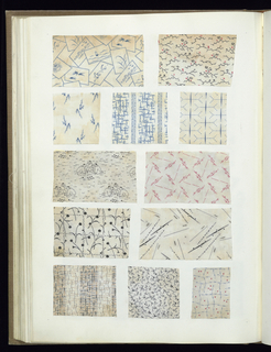 Scrapbook Of Textile Swatches (United Kingdom)