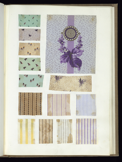 Scrapbook Of Textile Swatches (United Kingdom)