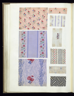 Scrapbook Of Textile Swatches (United Kingdom)