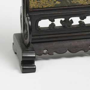 Table Screen And Stand, probably 19th century
