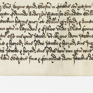 Calligraphy, Section of a Deed for Land, 1498–1759