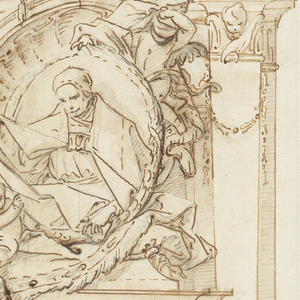 Drawing, Design for a monument, ca. 1750