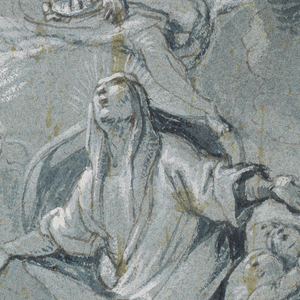 Drawing, Apotheosis of a Female Saint, before 1706