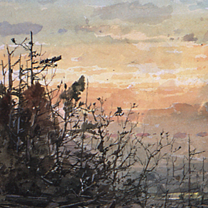Drawing, Carter Dome from Carter Lake, New Hampshire, ca. 1880