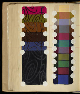 Scrapbook Of Textile Swatches (France), 1899–1901