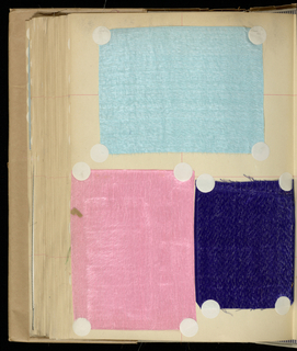 Scrapbook Of Textile Swatches (France), 1899–1901