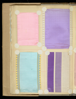 Scrapbook Of Textile Swatches (France), 1899–1901