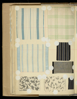 Scrapbook Of Textile Swatches (France), 1899–1901