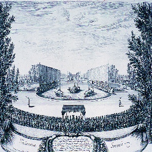 Print, Versailles, Gardens, The Pleasures of the Enchanted Isle, 1664