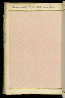 Sample Book, Fabrique de Registres Nouveautes Teint en Fils (Factory Record of Yarn-Dyed Novelties)