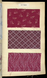 Scrapbook Of Textile Swatches