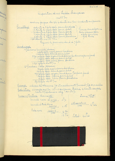 Weaver's Thesis Book (France)