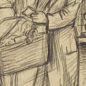 Drawing, The Peddler, 1903