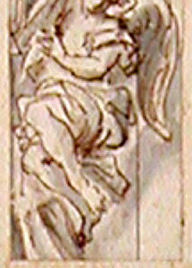 Drawing, Decoration detail of a coach, 1650–75