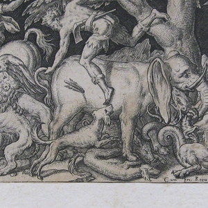 Print, Saturn, ca. 1670
