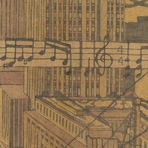 Mural Detail, The World of Radio, 1934