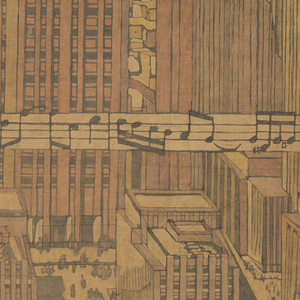 Mural Detail, The World of Radio, 1934
