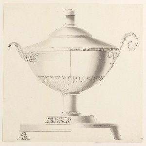 Drawing, Design for a Tureen with Alternate Suggestions, 1825–35