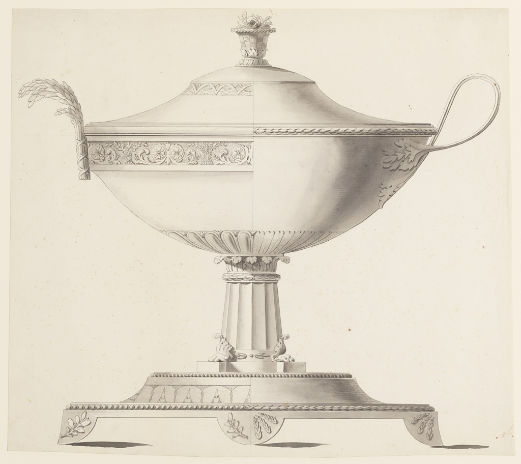 Drawing, Design for a Tureen