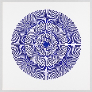 Print, Black Lines, Plate 14, "Color/Moire" Portfolio, 1969