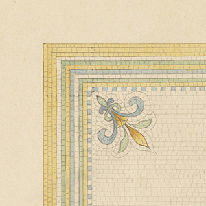 Drawing, Complete Mosaic Floor
