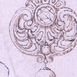 Drawing, Design for a Brooch, 1830