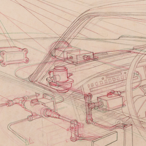 Drawing, City System, 1966