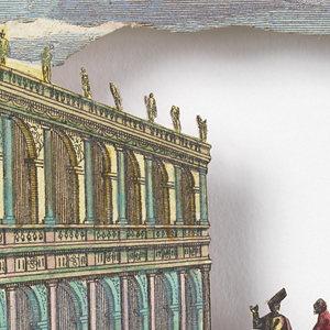 Print, The Carnival of Venice (Peep-show), 1730–50