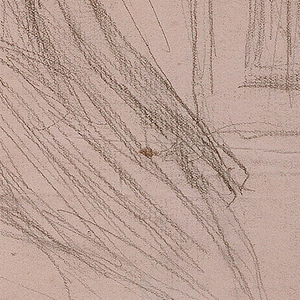 Drawing, Studies for the Violet Sargent Bronze Plaque in the Art Institute of Chicago, 1890