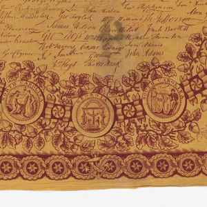 Bandana, Declaration of Independence, ca. 1778